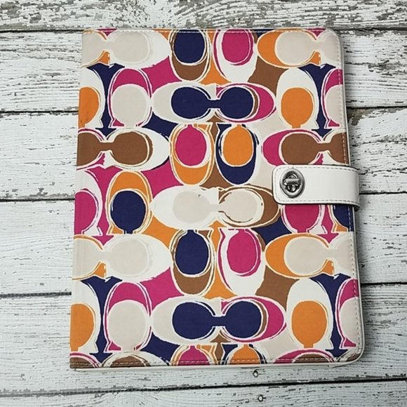 Coach Accessories - Signature colorful Coach iPad case tech
